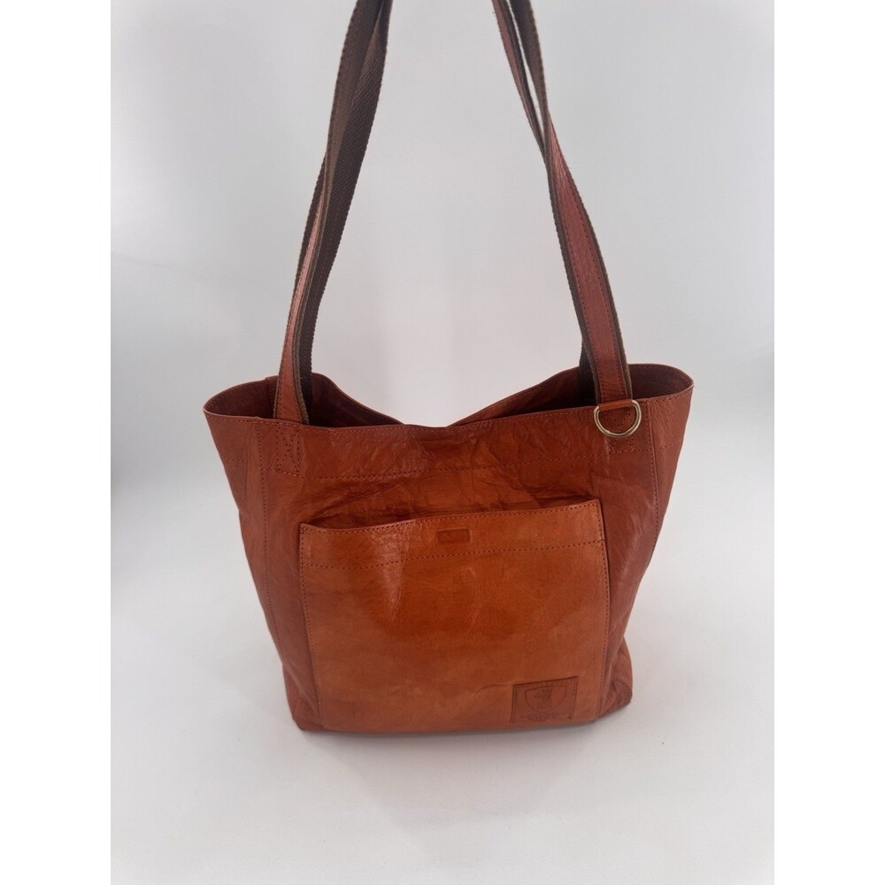 BERLINER BAGS Vintage Genuine Leather Handbag, Large Tote Bags, Computer Bag